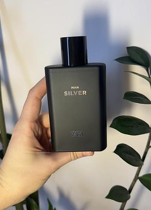 Чоловічий парфум silver 90ml від zara.