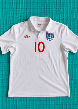 Футболка поло england umbro №10 біла оригінал xl 52-54 збірна англії
