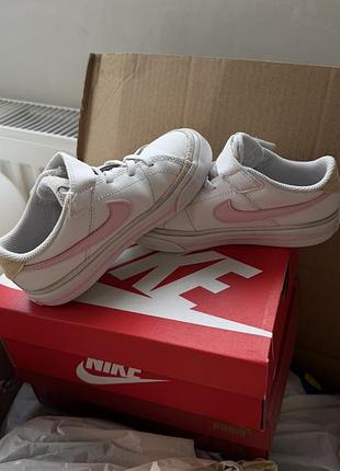 Кеди білі шкіряні nike 2