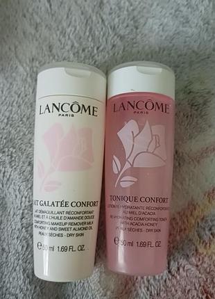 Молочко и тонер lancome 50 мл