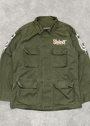 Slipknot vintage military jacket / тактическая куртка (2007) - рубашка / m65