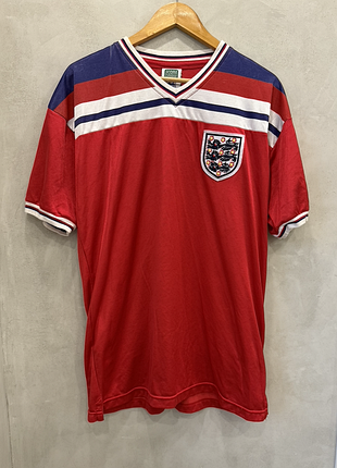 Футбольная джерси футболка england score draw 1982