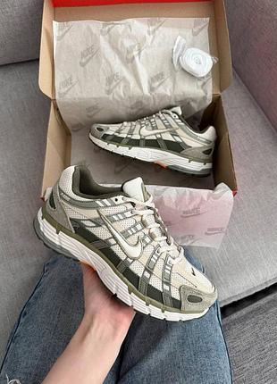 Кроссовки nike p-6000 light army cargo khaki арт 0400