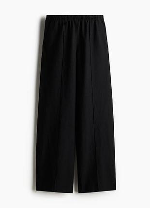Новые широкие брюки, брюки h&amp;m, вискоза + лен + хлопок. новая коллекция!