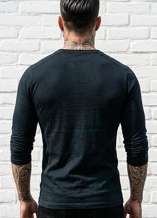 👕 мужской лонгслив esprit essentials | deep black | размер s-m 2