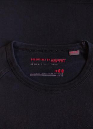 👕 мужской лонгслив esprit essentials | deep black | размер s-m 5