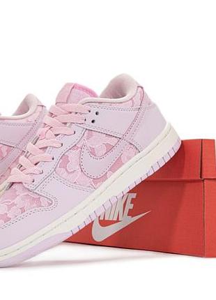 Кроссовки nike sb dunk low wmns lace pack - regal pink арт 15554