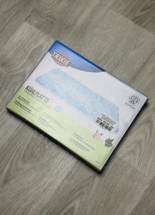 Керамічний килимок для хом'яків trixie 63011 з охолоджуючим ефектом, 20х15см,синій  новий