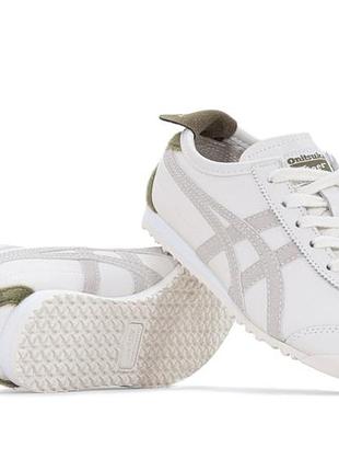 Кроссовки asics onitsuka tiger mexico 66 beige green арт 15556