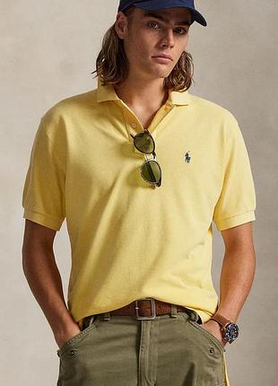 Чоловіча футболка поло бренду polo ralph lauren