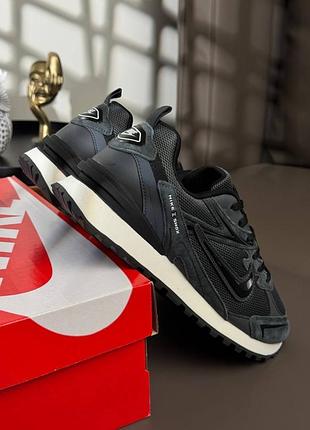 Nike waffle s grey black 6