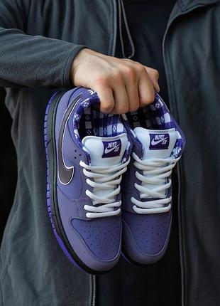 Кроссовки найк nike sb dunk purple lobster