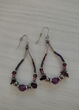 Серьги из бисера