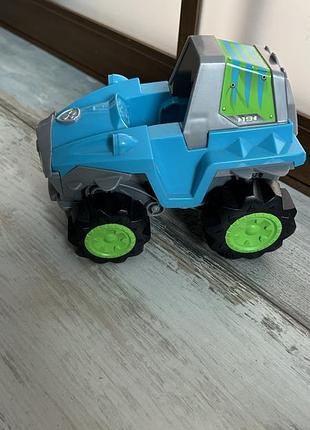 Машина щенячий патруль paw patrol dino rescue deluxe автомобіль