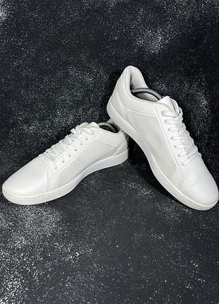 Білі літні чоловічі кросівки lacoste endliner 3