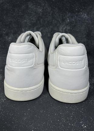 Білі літні чоловічі кросівки lacoste endliner 5