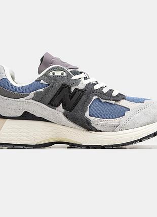 Чоловічі кросівки new balance 2002r gray/blue сірі голубі оригінальні 40