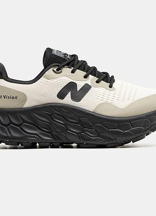 Мужские кроссовки new balance fresh foam x district vision черные бежевые оригинальные