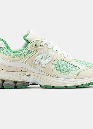 Женские кроссовки new balance 2002r x ganni бежевые оригинальные 38