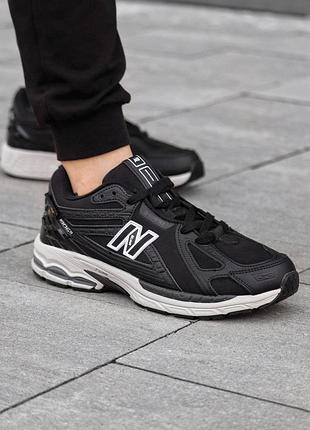 Термо кроссовки мужские зимние new balance 1906 r черные кордура, нью баланс с влагозащитой зима 44 (28см)