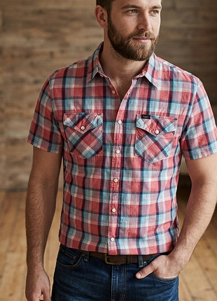 Сорочка\сорочка lee multicolored western shirt
