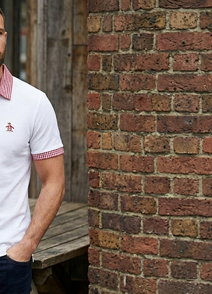 Поло\футболка original penguin heritage slim fit polo