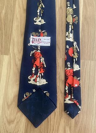 Краватка tell’s first tie 100% шовк вінтаж