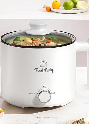 Электрический горячий горшок food party 1,8 л 110в антипригарный