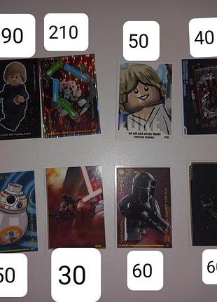 Продам lego картки по star wars