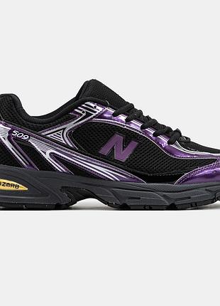 Мужские кроссовки new balance 509 черные фиолетовые оригинальные 37