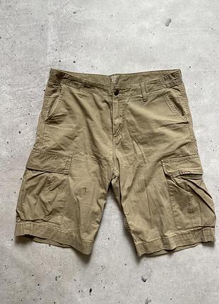 Бежеві шорти карго carhartt wip