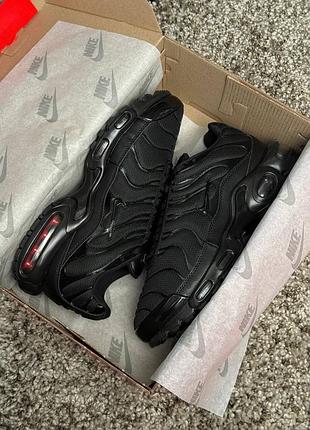 Nike air max plus all black 8