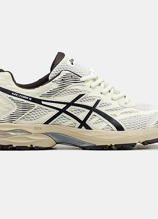 Мужские кроссовки asics gel-flux 4 бежевые оригинальные