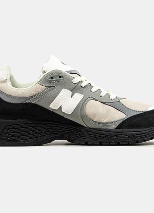 Чоловічі кросівки the basement x new balance 2002r сірі чорні оригінальні