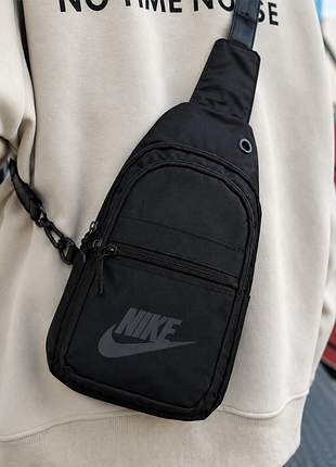 Сумка через плече слинг nike black