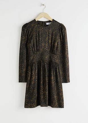 Сукня & other stories triangle bodice ruffled mini dress /32