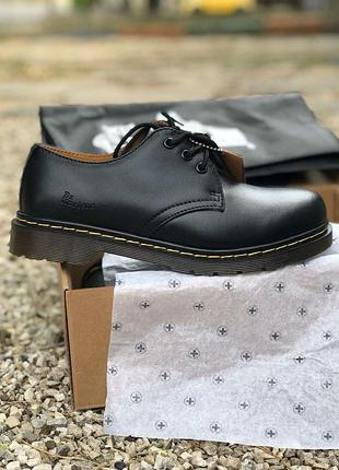 Туфлі чорні доктор мартінс, dr martens 1461 low