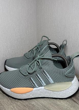 Кросівки adidas nmd_w1 'silver green acid orange'