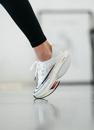 Мужские кроссовки nike air zoom alphafly next 2 white black 40-41-42-43-44-45