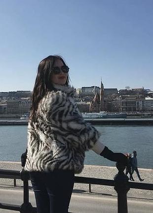 Шубка зі штучного хутра🦓