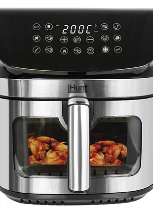 Ультрафритюрница ihunt bro air fryer 9л с горячим воздухом, быстрой готовкой и минимальным использованием масла