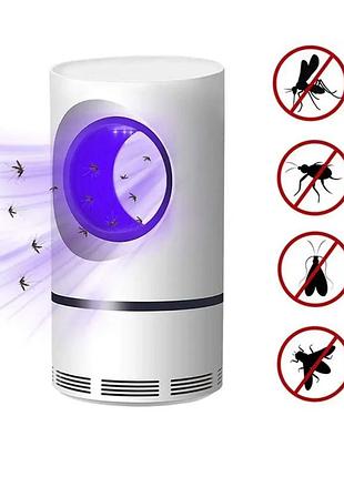 Знищувач комарів і комах mosquito killer 360, лампа-пастка від usb, антимоскітна лампа.