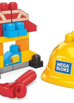 Конструктор mega bloks first builders my little, 20 великих будівельних блоків, розвиваюча іграшка для дітей 2–5 років, gnt91