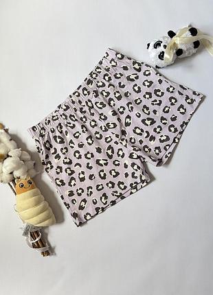 💜🐆 f&f шорти леопардовий принт 8-9 років для дівчинки 🐆💜