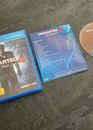 Диск uncharted 4 a thief`s end (playstation 4)