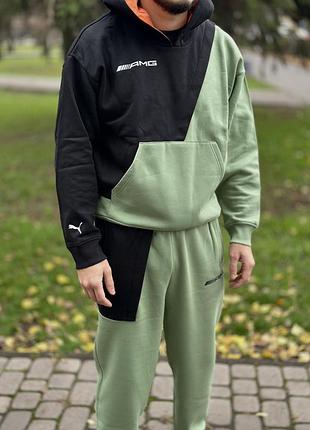 Мужской cпортивный костюм mercedes-amg motorsport puma
