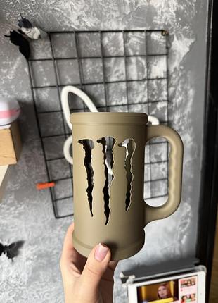 Чашка держатель подставка под энергетик monster или другую жестяную тару