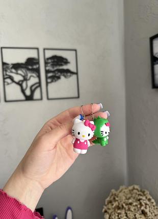Брелок на ключе hello kitty