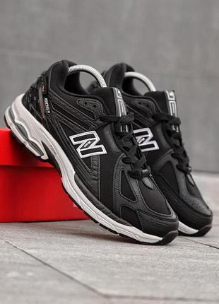 Зимние мужские кроссовки new balance 1906 r черные кордура, термо кроссовки нью баланс с влагозащитой зима 44