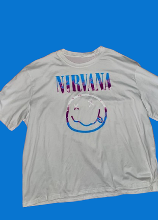 Жіноча футболка рок-мерч nirvana 3xl